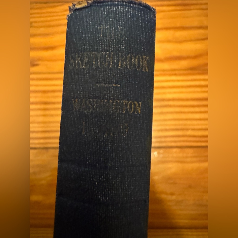 ANTIQUE BOOK The Sketchbook